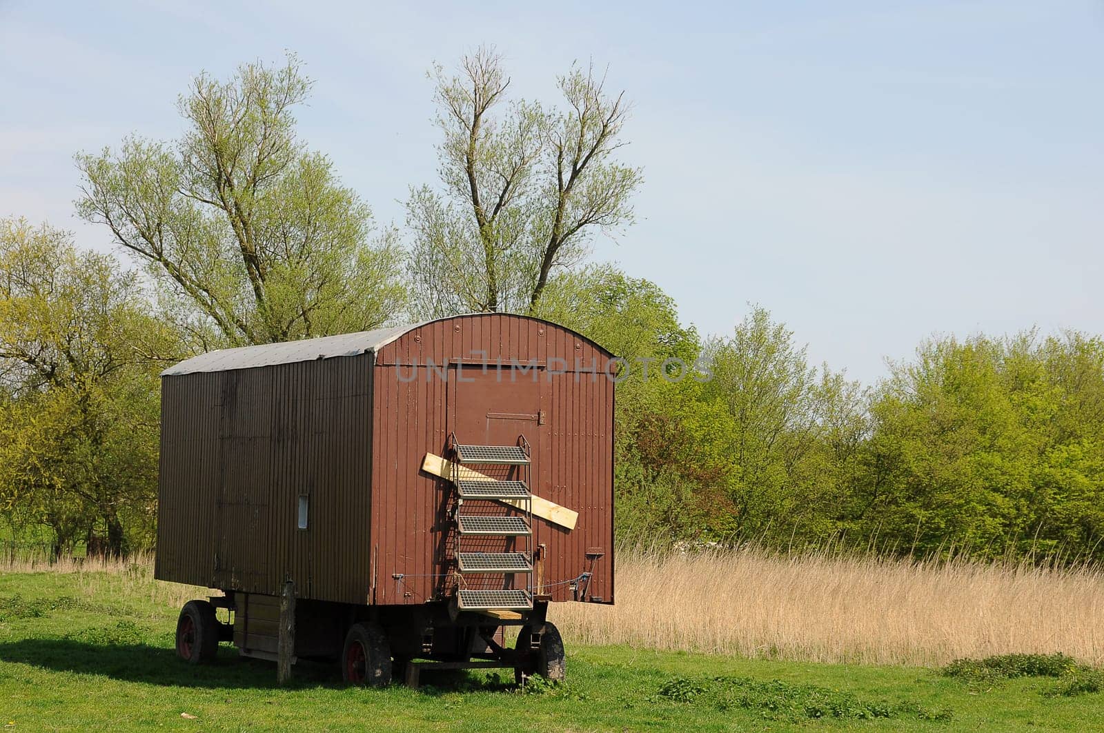 old wooden wagon