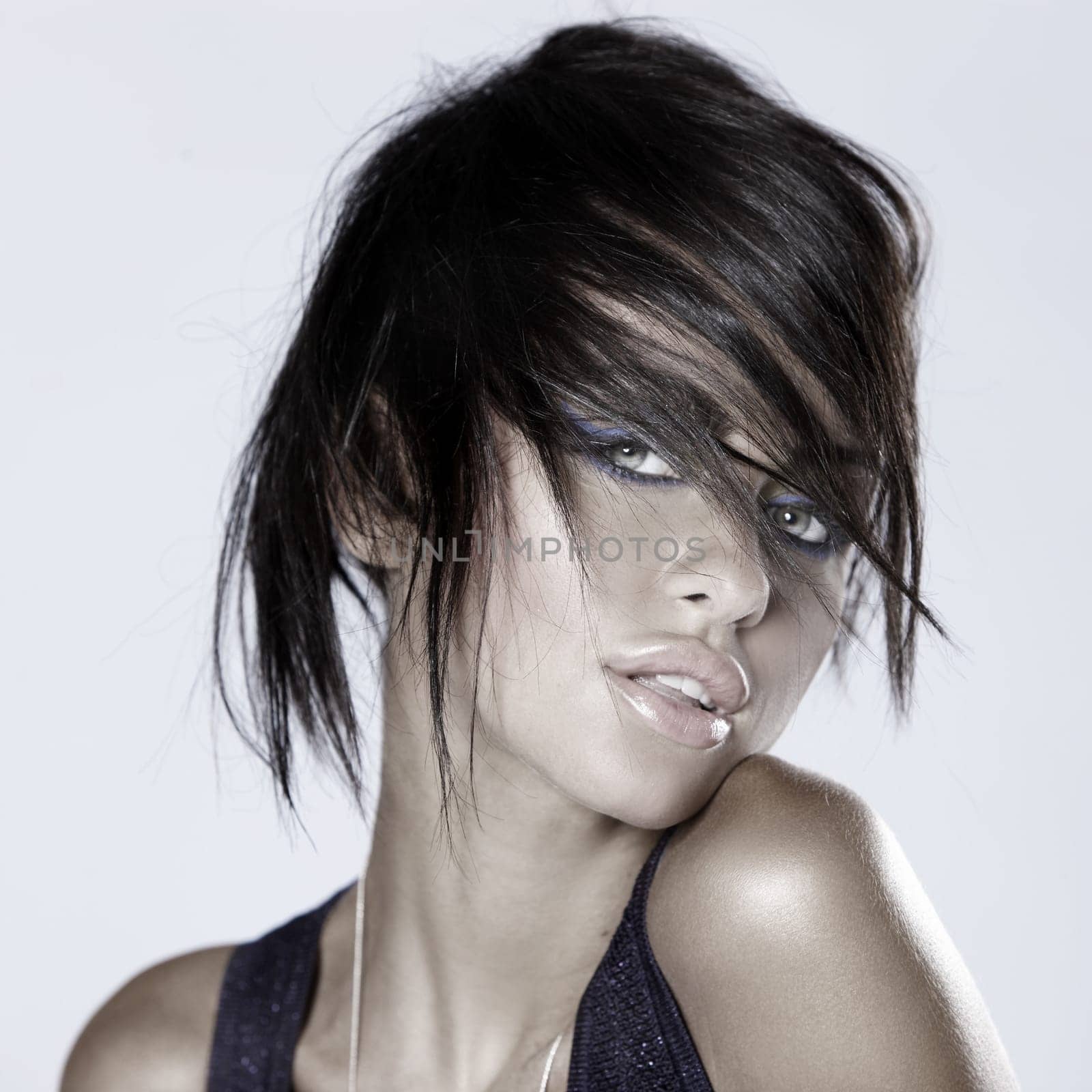 Portrait of beautiful and sexy fashion woman