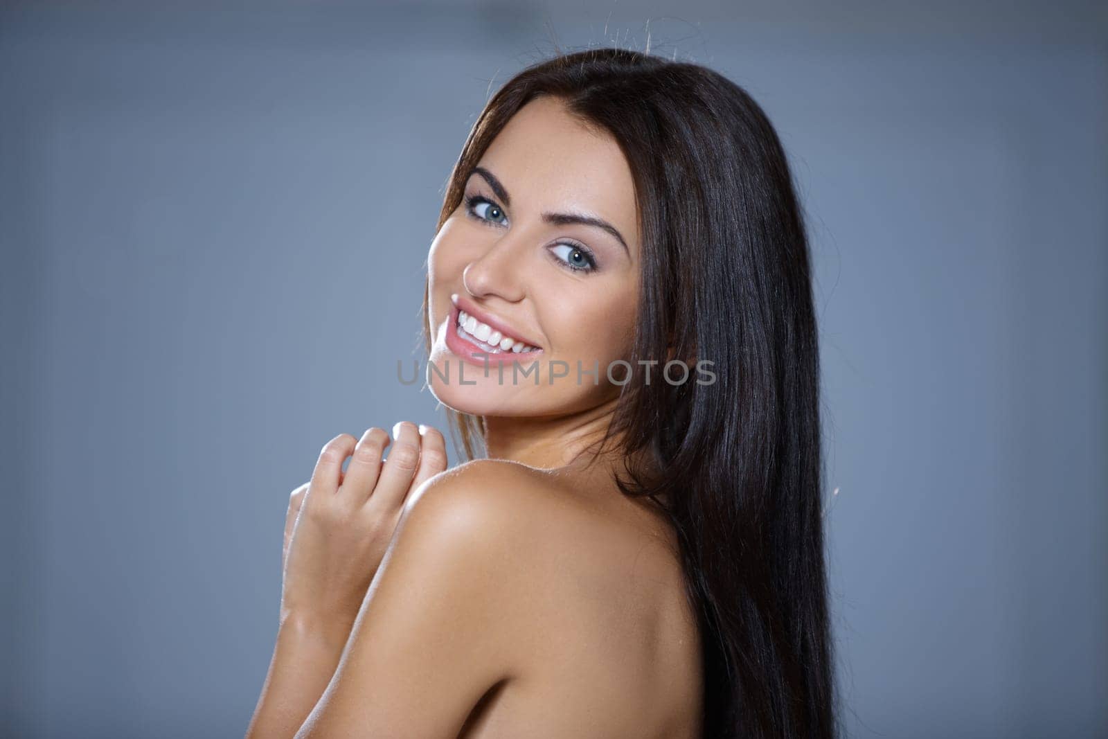 Portrait of beautiful and sexy young woman