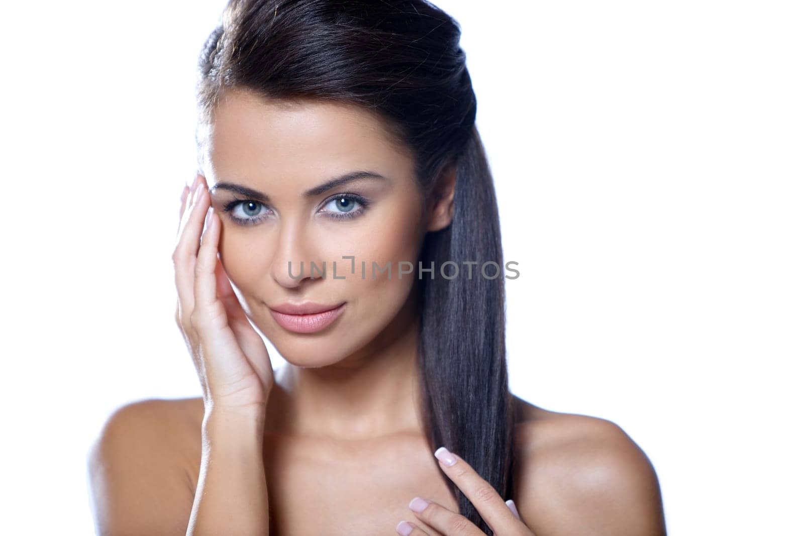 Portrait of beautiful and sexy young woman