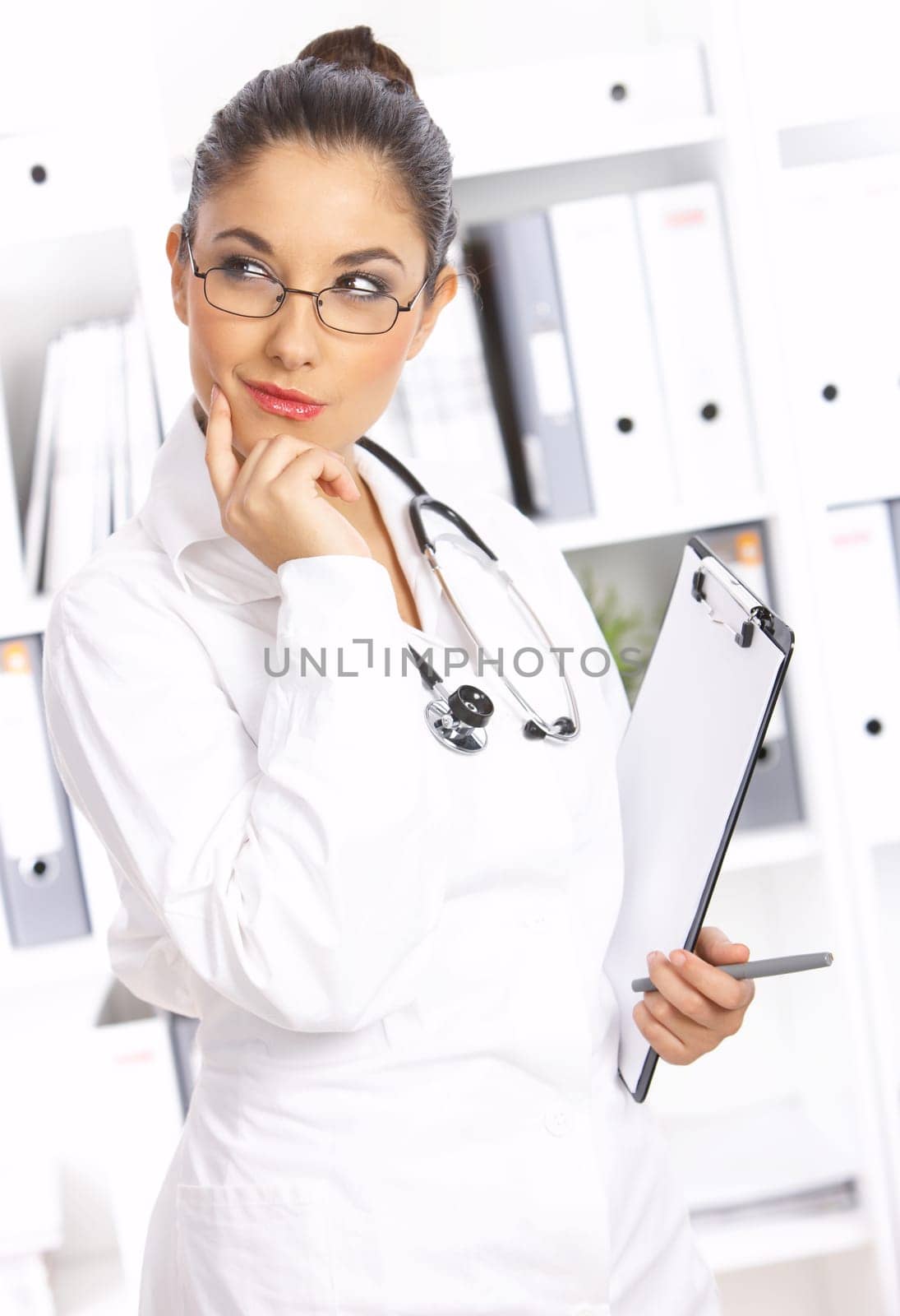 Portrait of female doctor