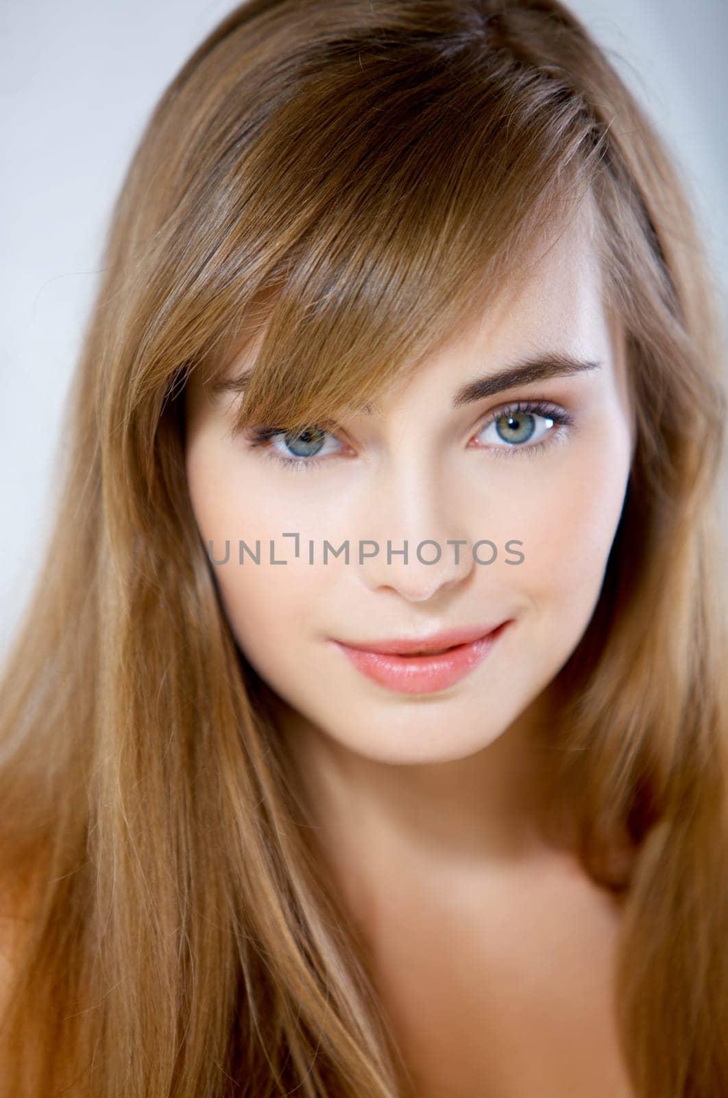Portrait of cute and happy teenage girl