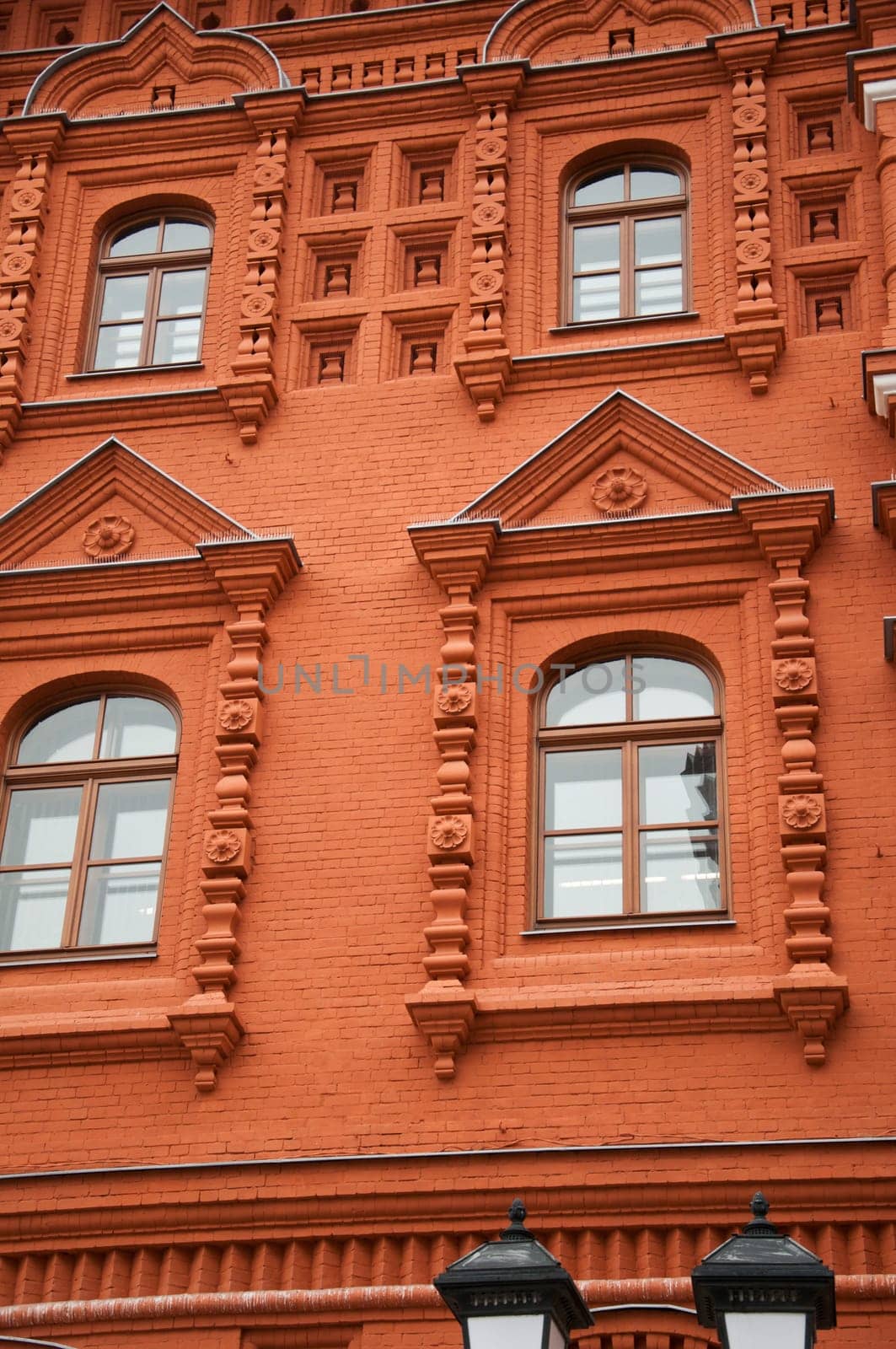 The architectural monument built in Moscow, Russia