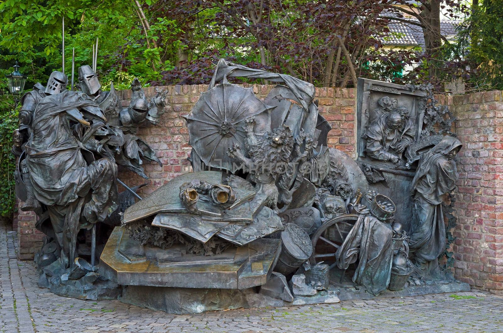 The City Elevation Monument in Dusseldorf in Germany