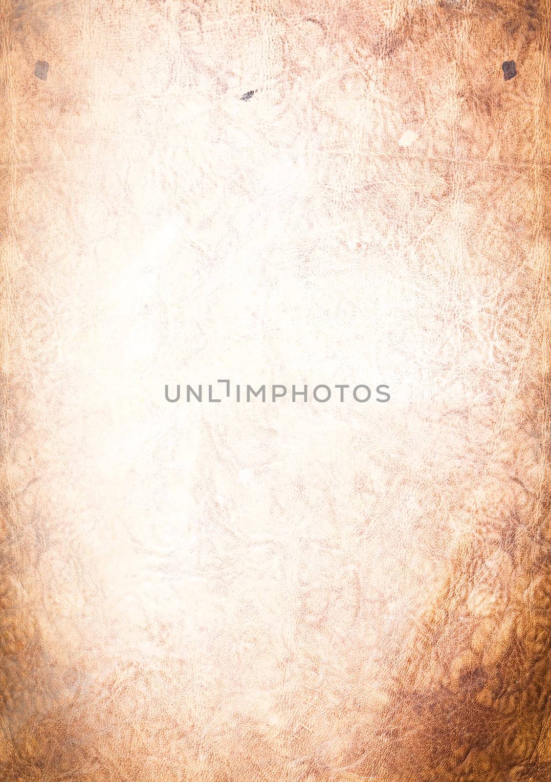 Textured leather background with a blank central highlight for copyspace.