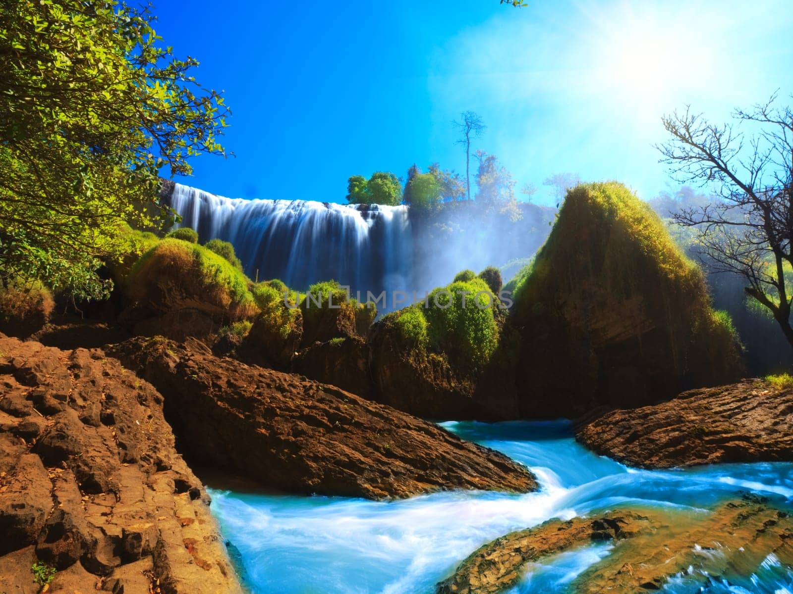 Elephant waterfall in central highland of Vietnam