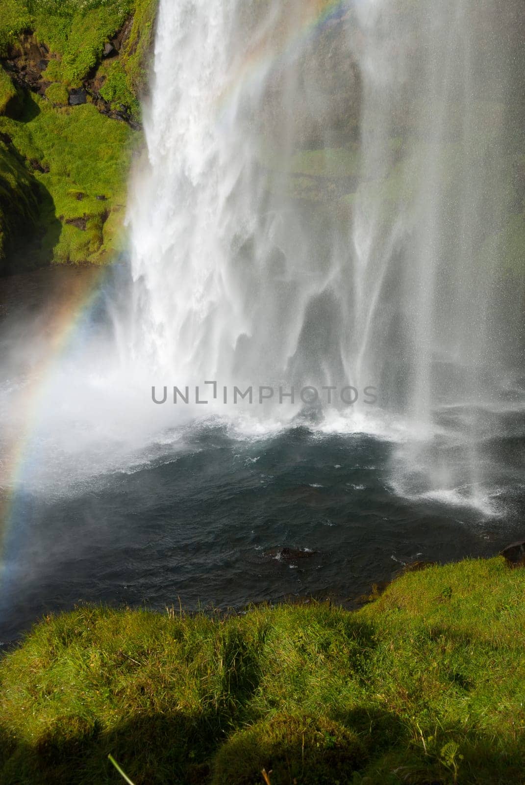 Seljalandsfoss waterfall in southern Iceland