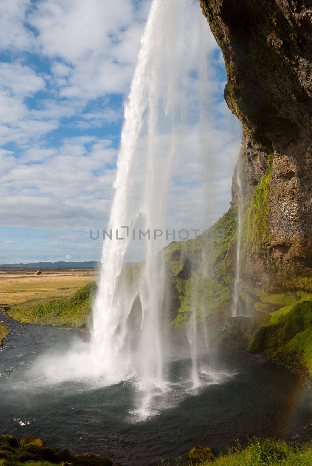 Seljalandsfoss waterfall in southern Iceland