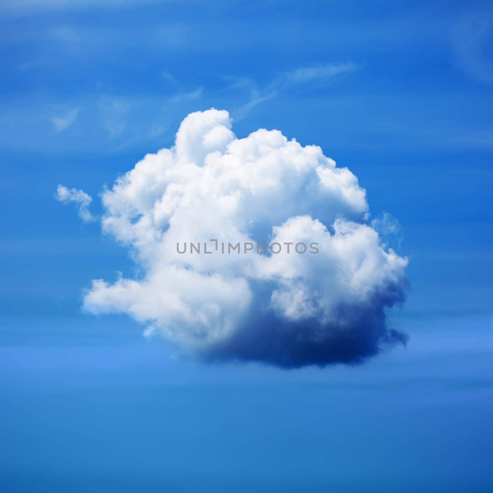 Beautiful cloud in blue sky with good shape.