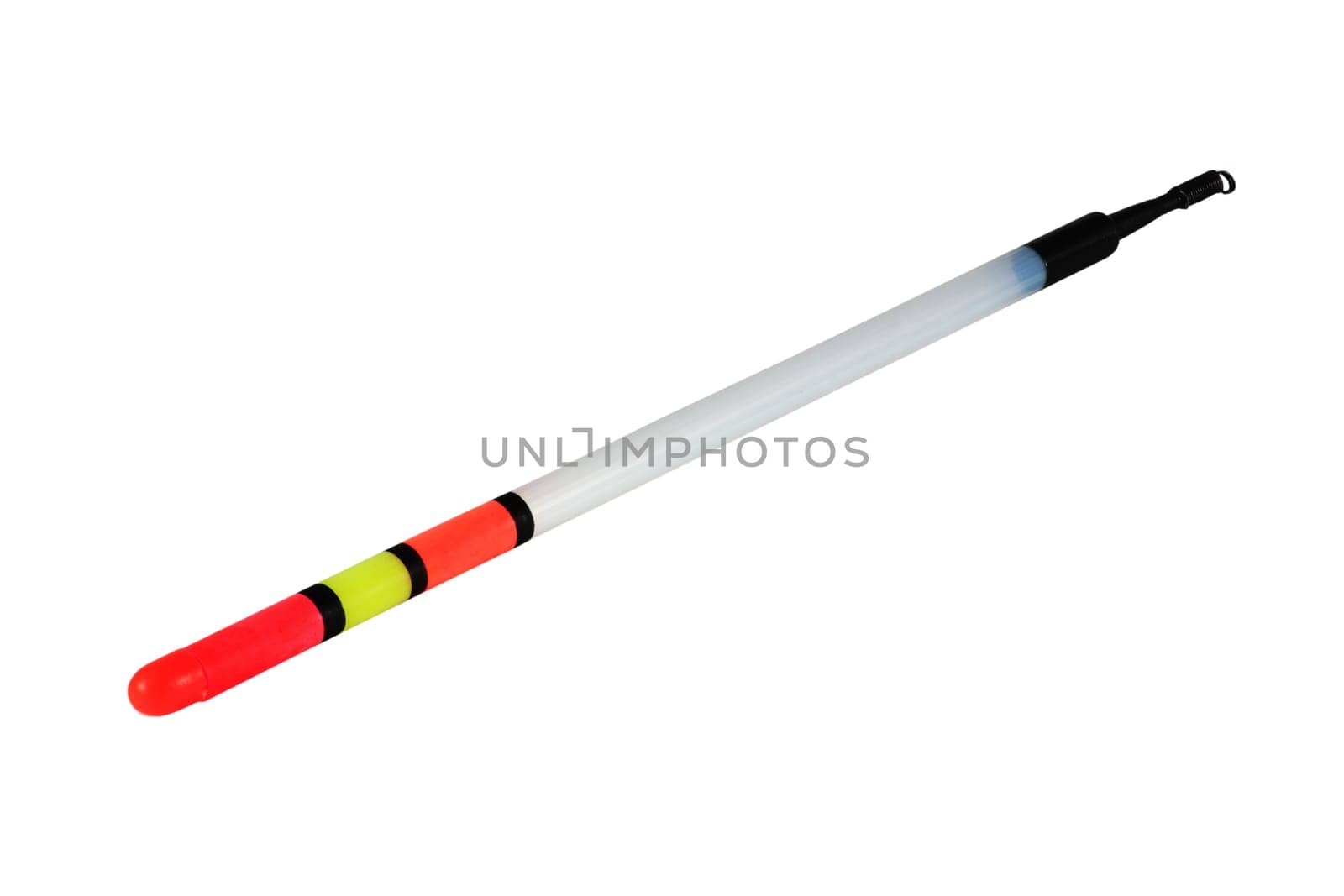 buoy to fish hollow pencil-shaped cut out and isolated