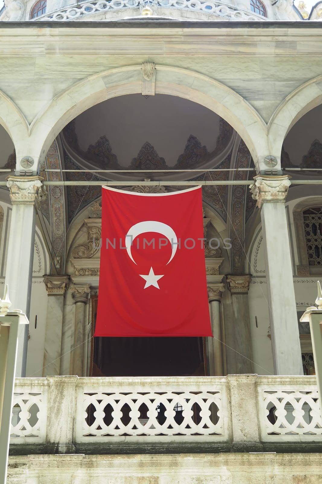 Turkish flag hanging on the window by towfiq007