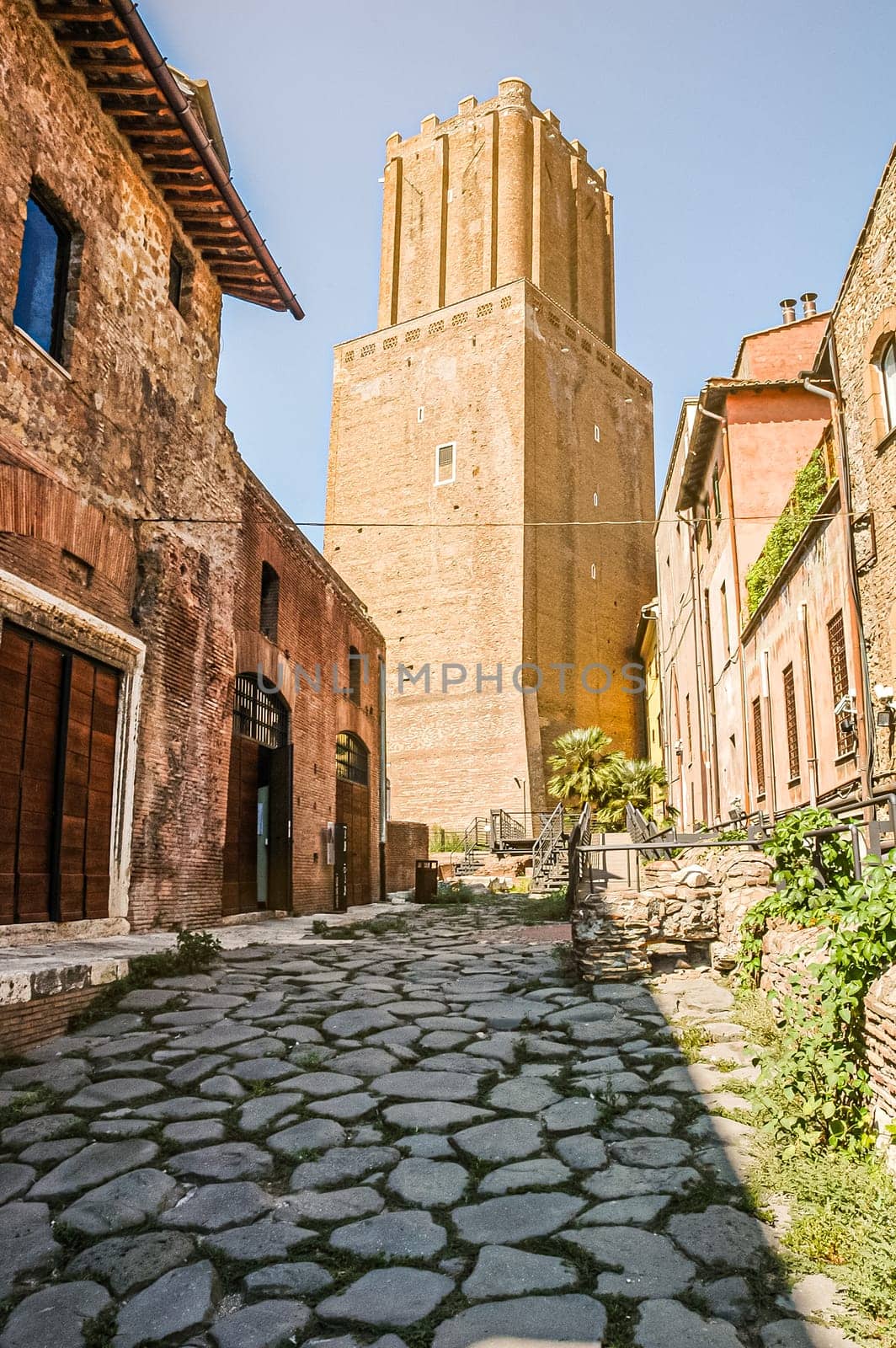 View of the Tower of the militias, in Rome by ivanmoreno