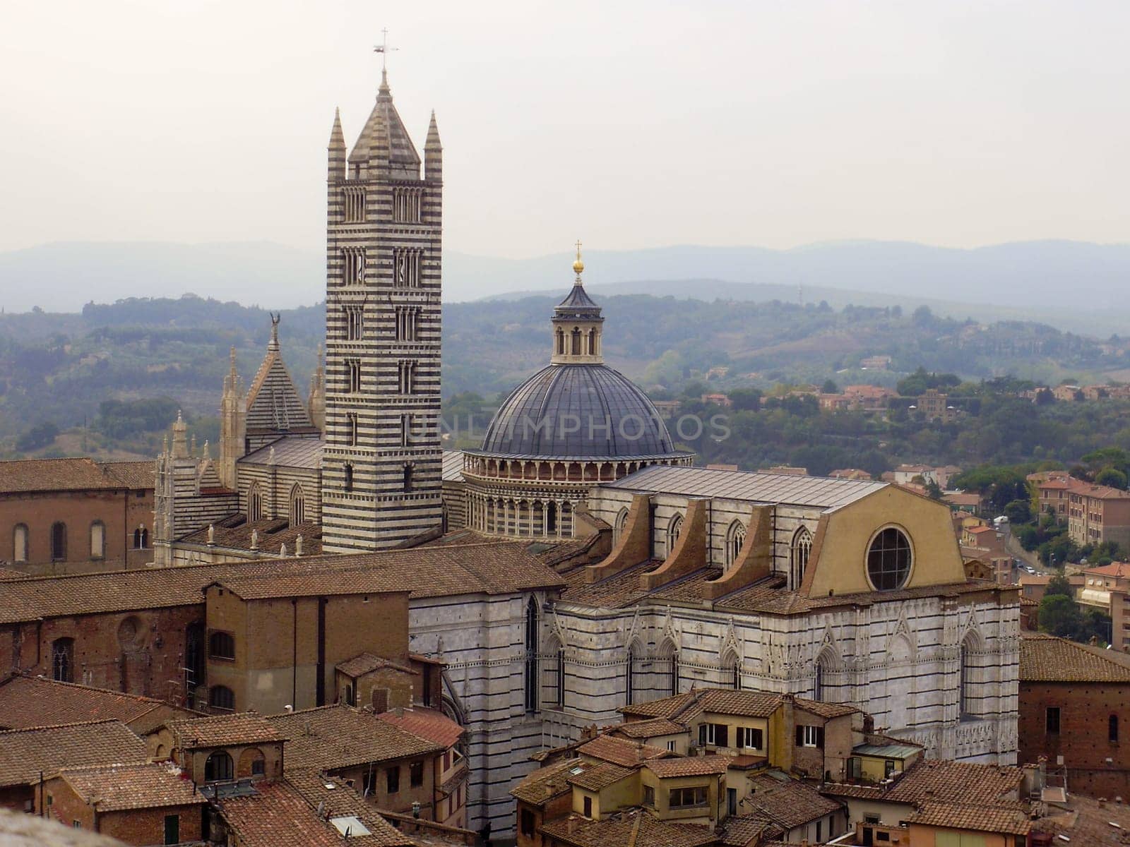 The beautiful Cathedral of Siena (Duomo di Siena) located in Siena, Italy