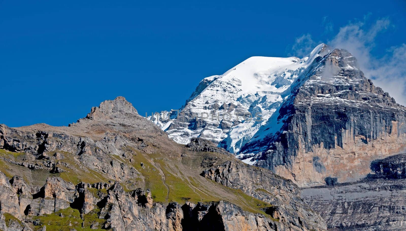 Silberhorn from the point of view of Mürren