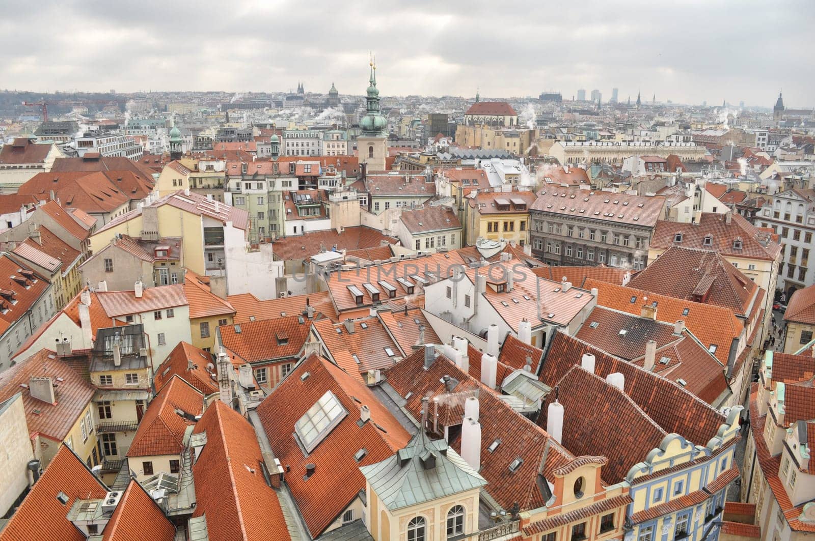Old town in Prague in Czech Republic