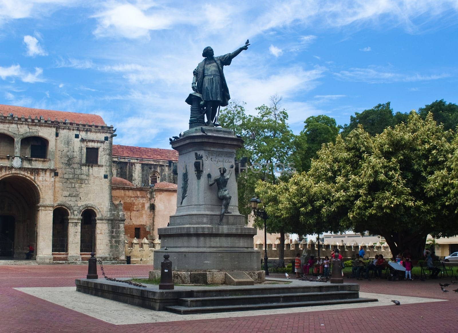 Christopher Columbus statue, Parque Colon, Santo Domingo