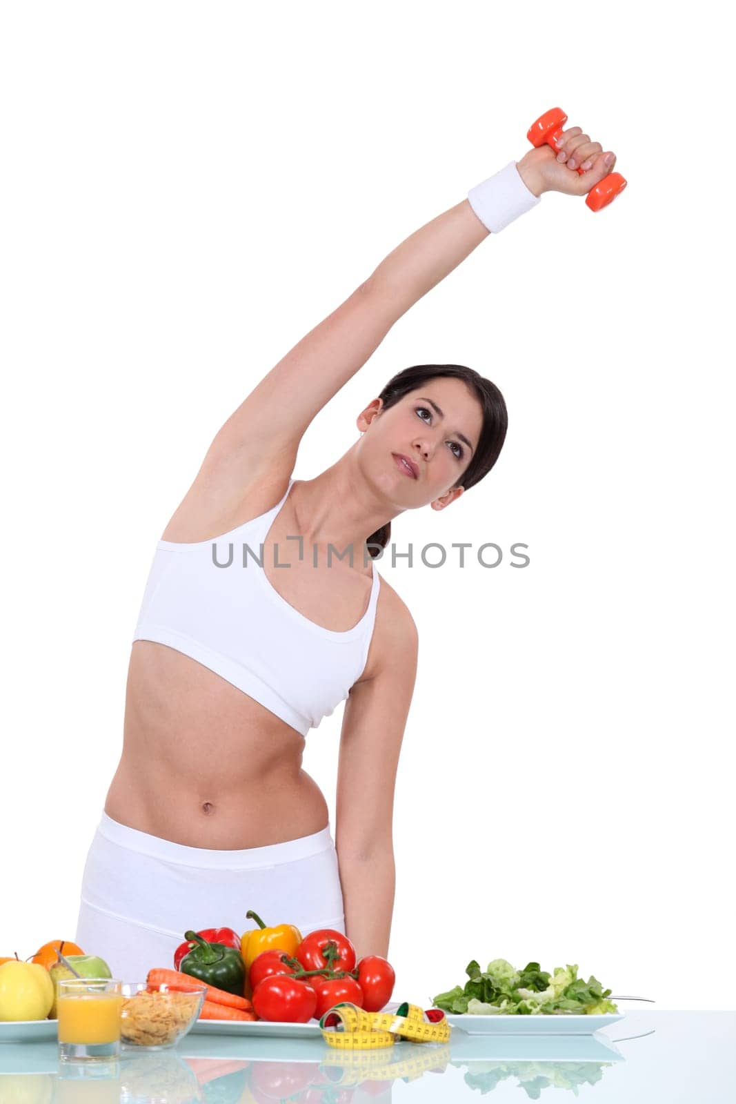 Woman living a healthy lifestyle