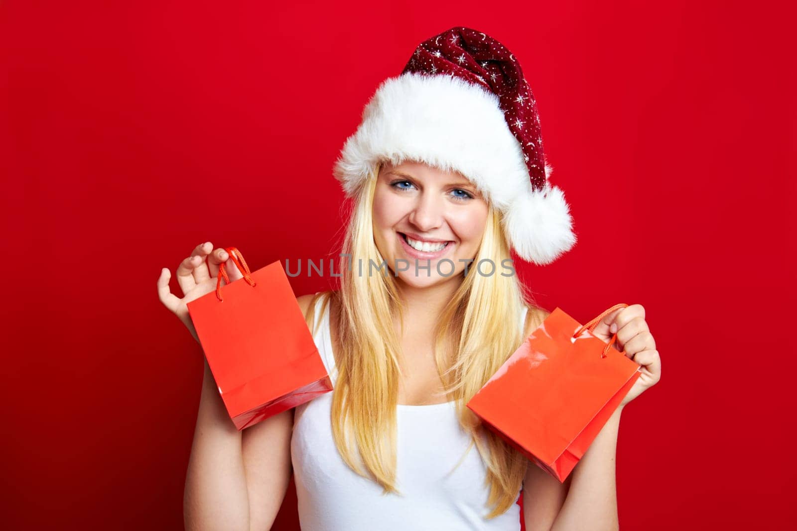 Woman at Christmas