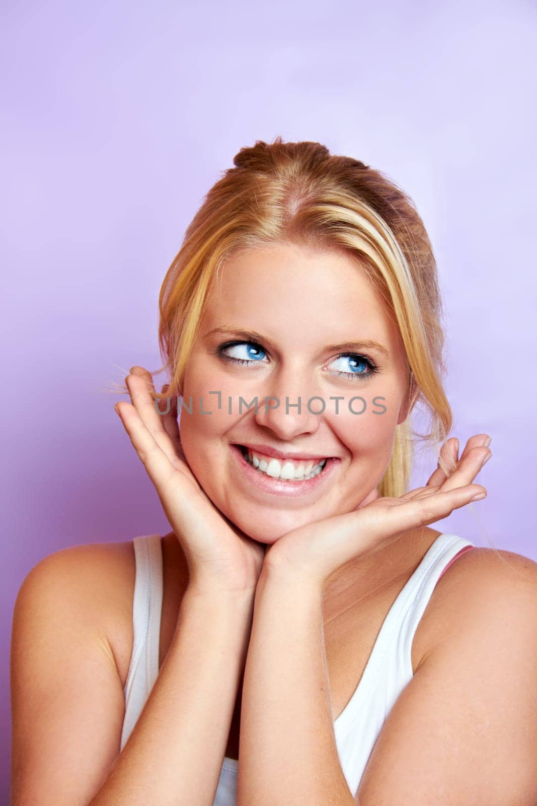 Portrait of a pretty young woman