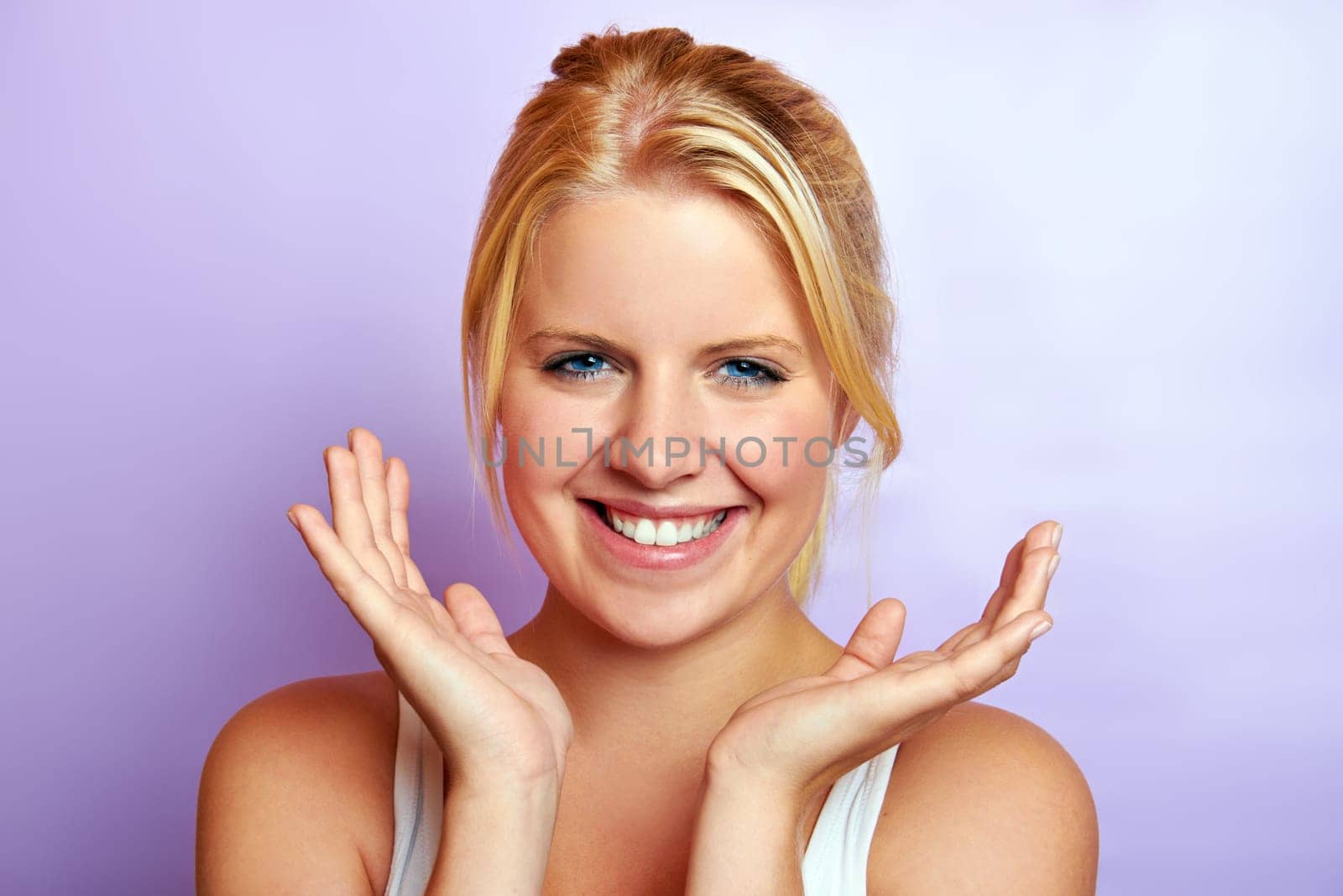 Portrait of a pretty young woman