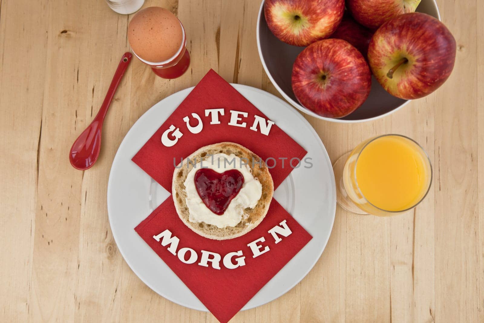 Love-made breakfast
