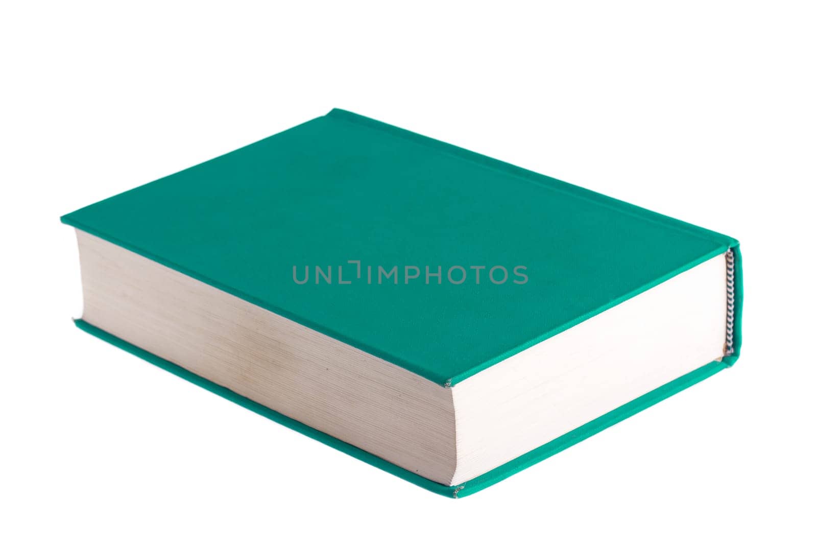 green book isolated on white background
