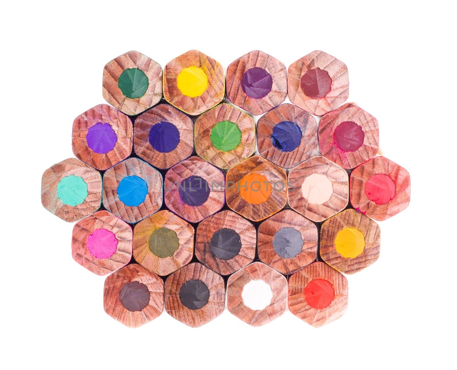 Color pencils. Texture or background
