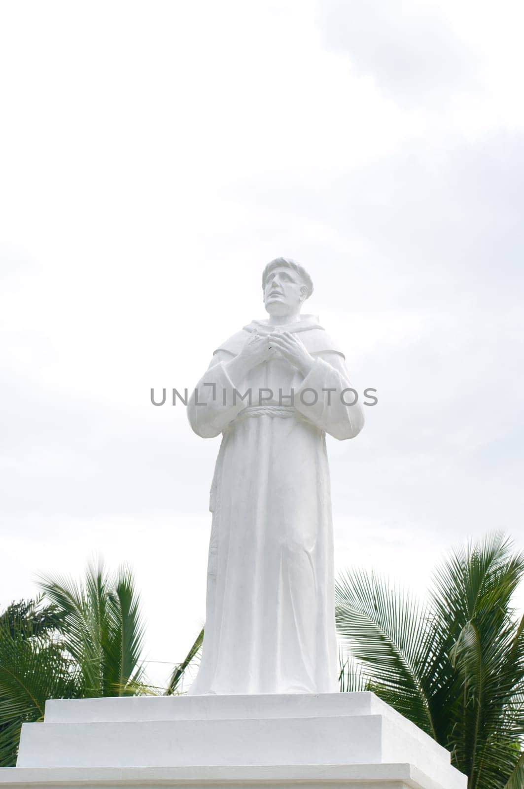 statue of St Peter the baptist in Naga City, Philippines