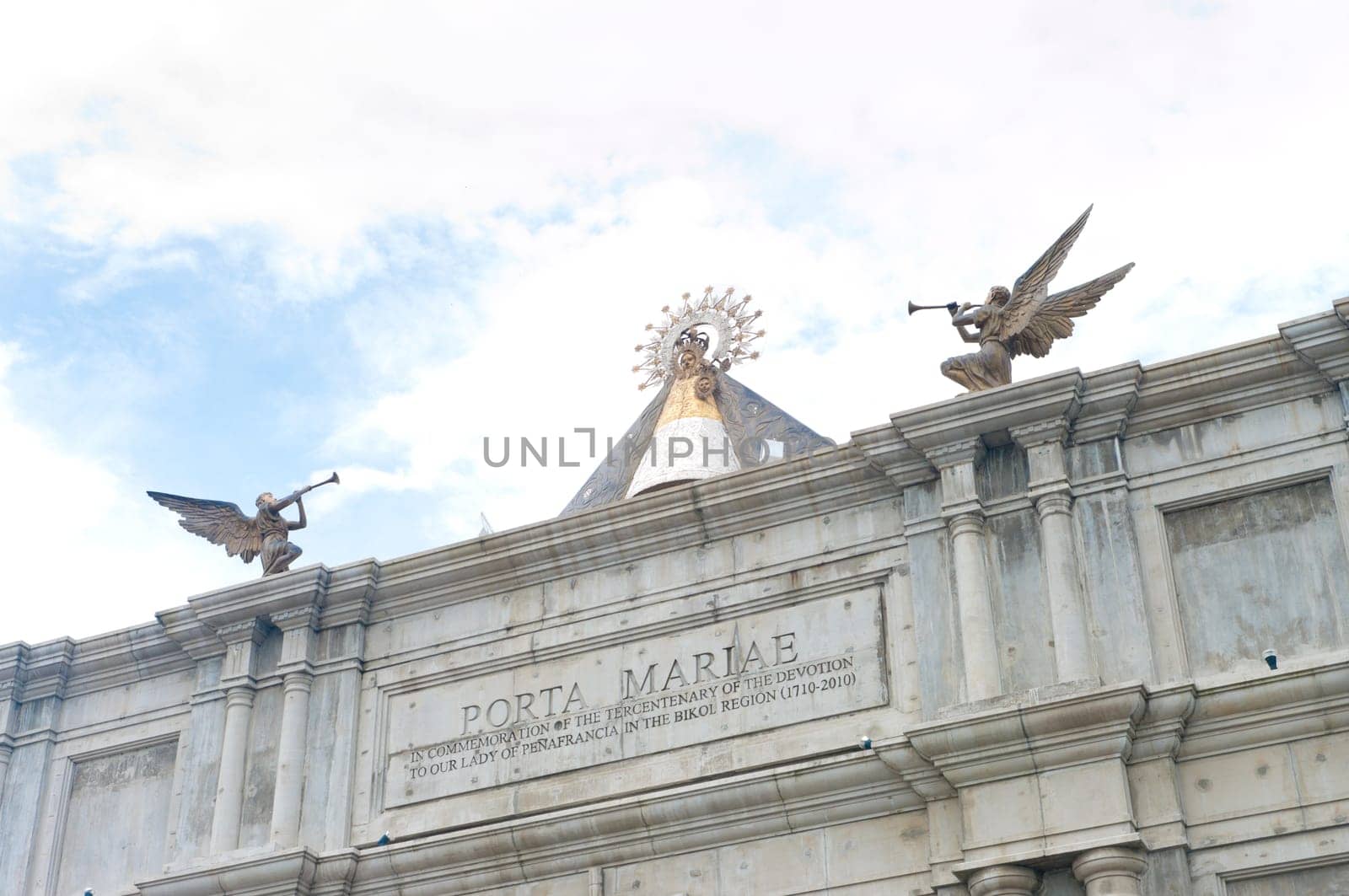 part of porta mariae in Naga City, Philippines. A commemorative arch dedicated to  Lady of Peñafrancia, celebrating 300 years of devotion (1710).