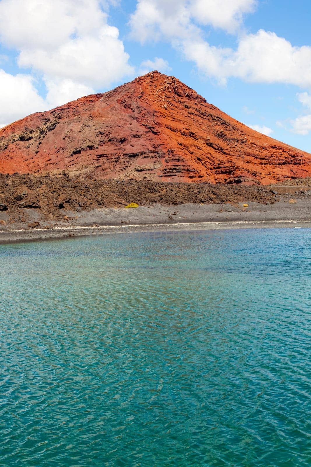 volcano in timanfaya national park in Lanzarote, Spain