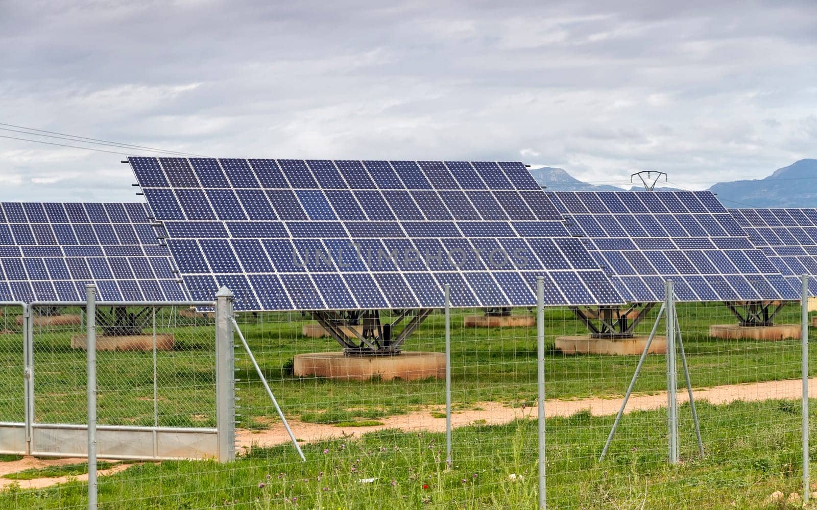 Industrial photovoltaic installation , central solar