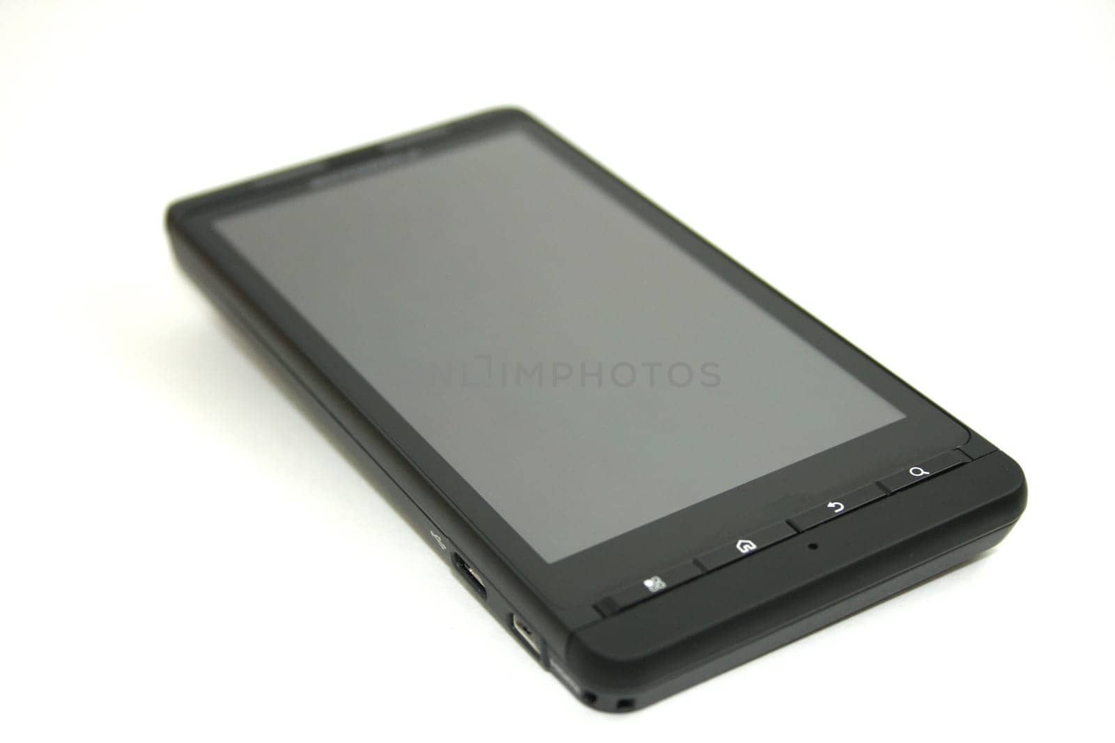 Smartphone on white background