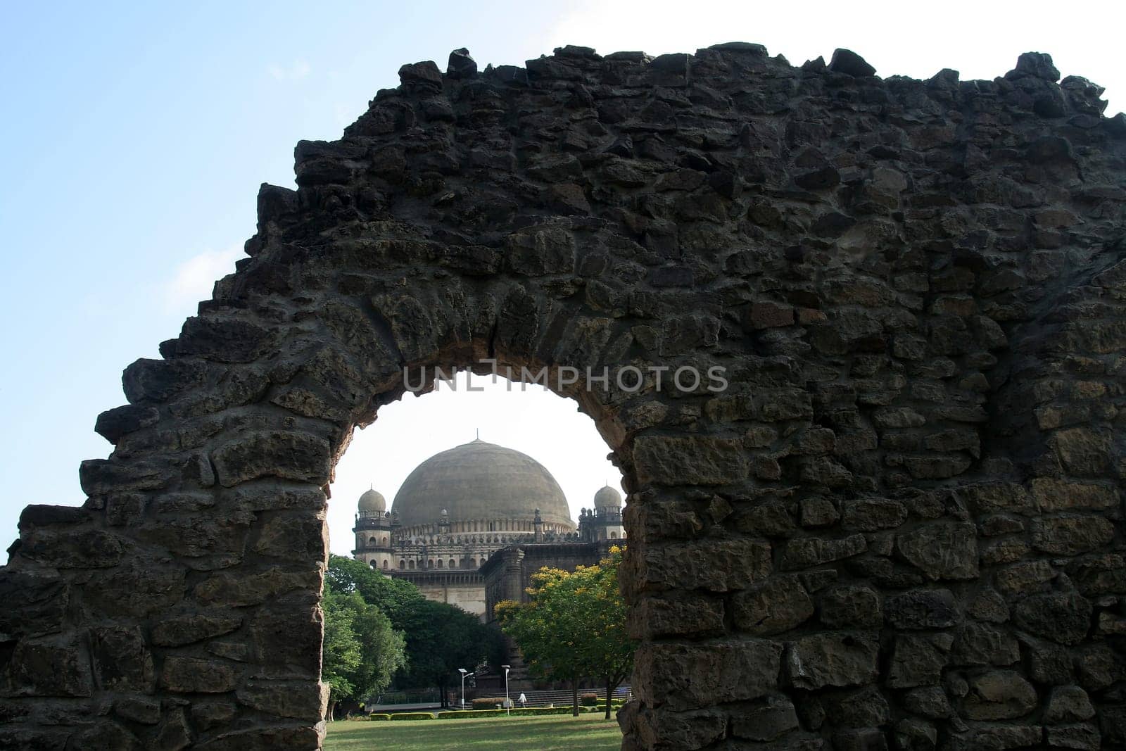 World famous Gol Gumbaz with whispering gallery, Bijapur, Karnataka, India, Asia