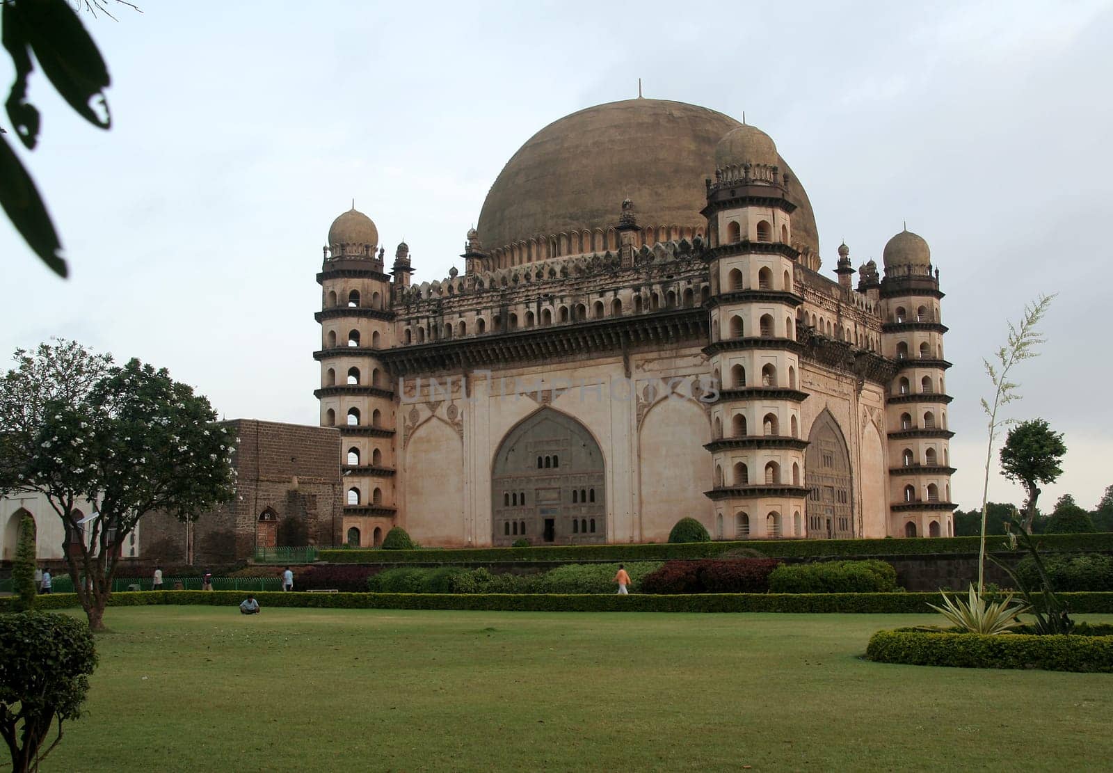 Imposing historic monument Gol Gumbaz at  Bijapur, Karnataka, India, Asia