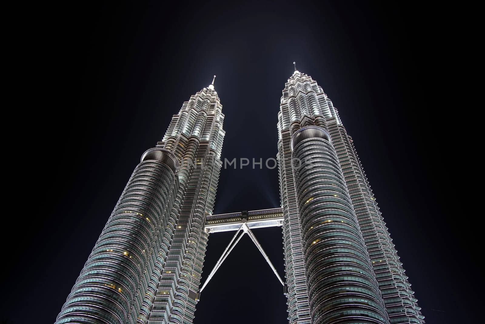 Petronas Towers at night. Kuala Lumpur city