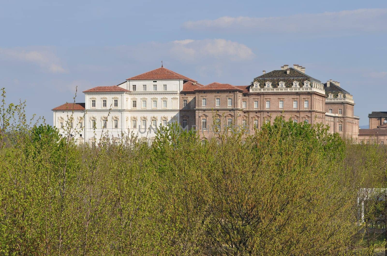 Reggia baroque royal palace in Venaria Reale Turin Italy