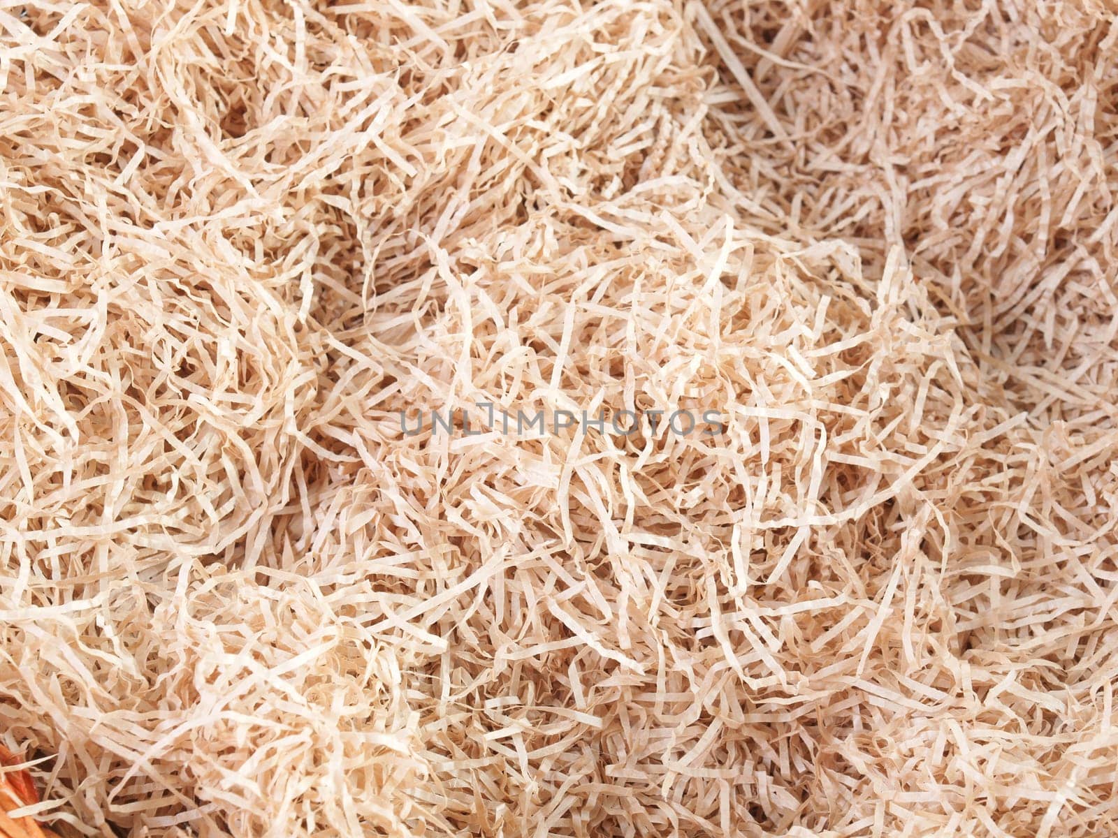 Artificial paper straw used in wicken baskets