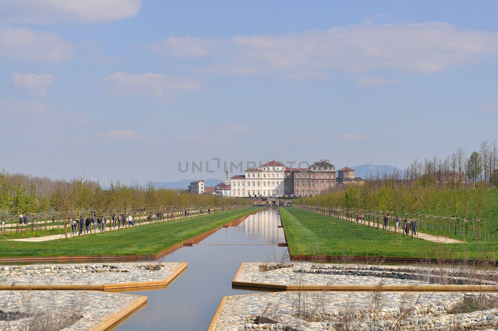 Reggia baroque royal palace in Venaria Reale Turin Italy