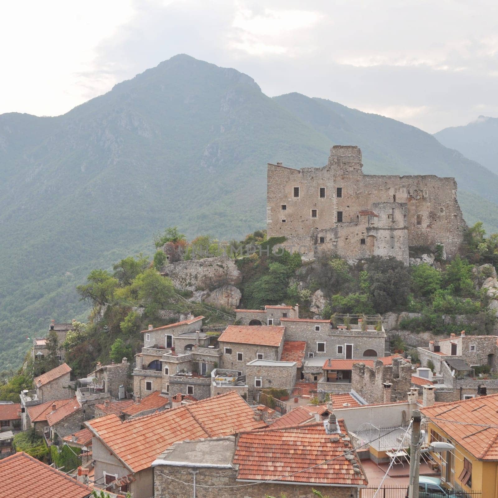City of Castelvecchio di Rocca Barbena, Savona, Liguria, Italy