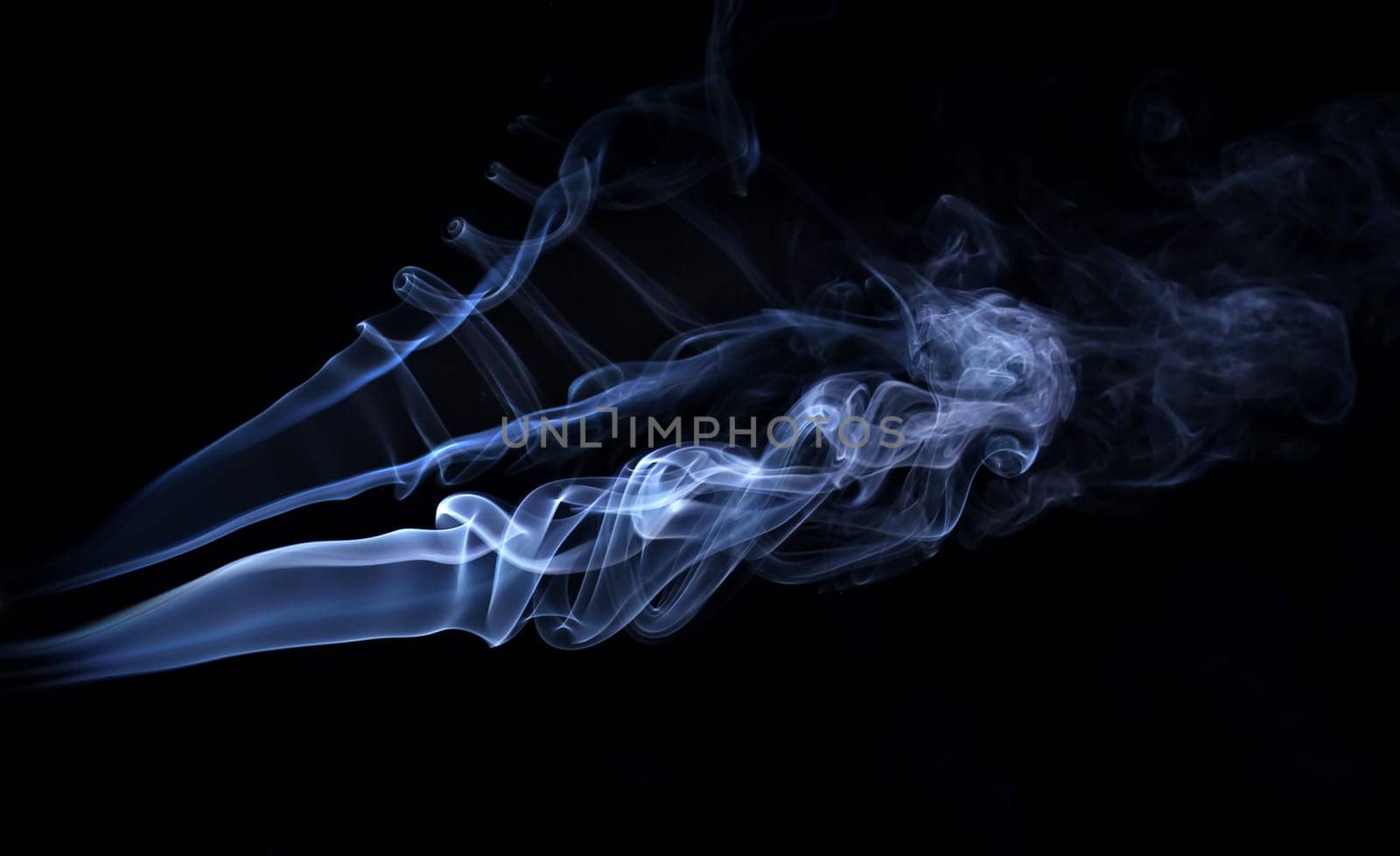 Abstract colorful background made with real smoke
