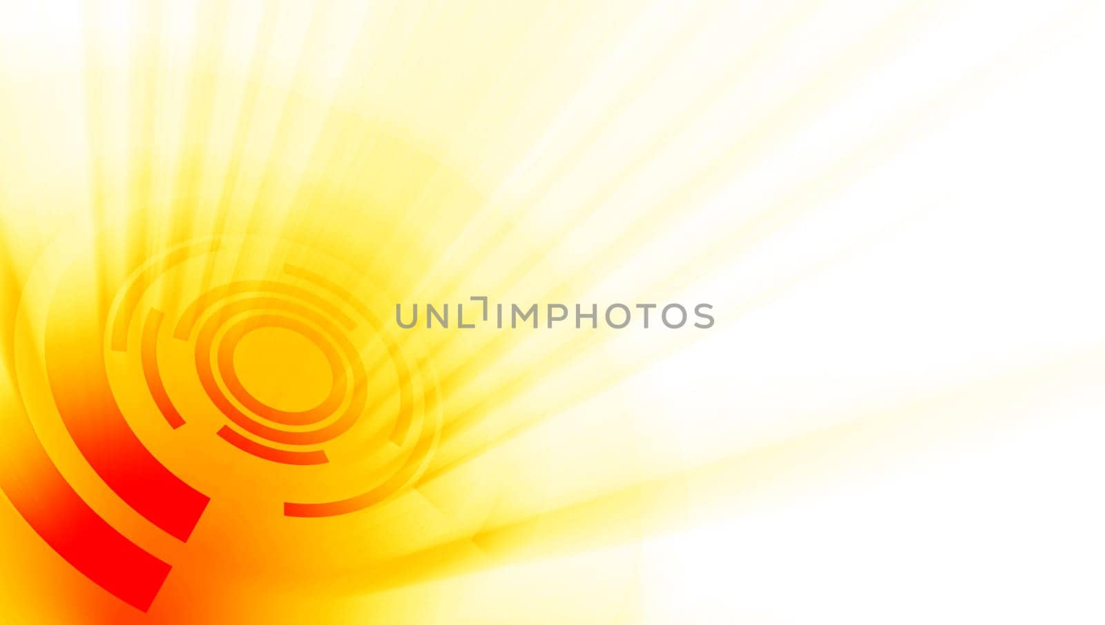 Abstract Light Rotation Yellow Red White