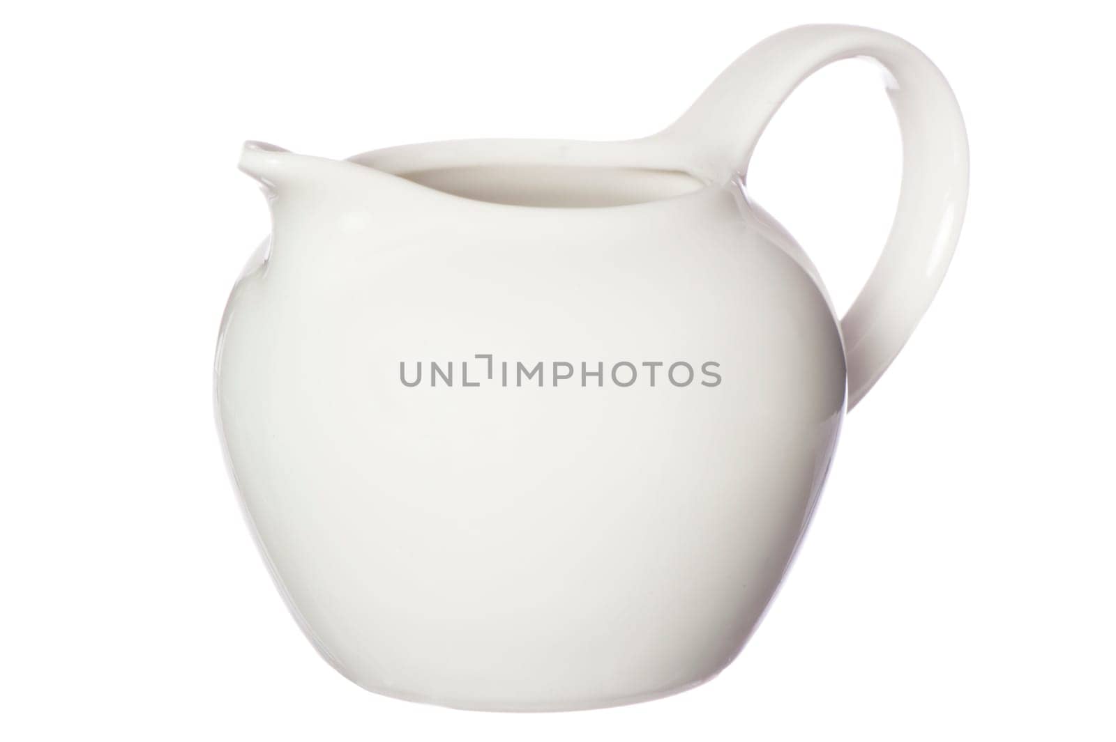 a milk jug on a white background