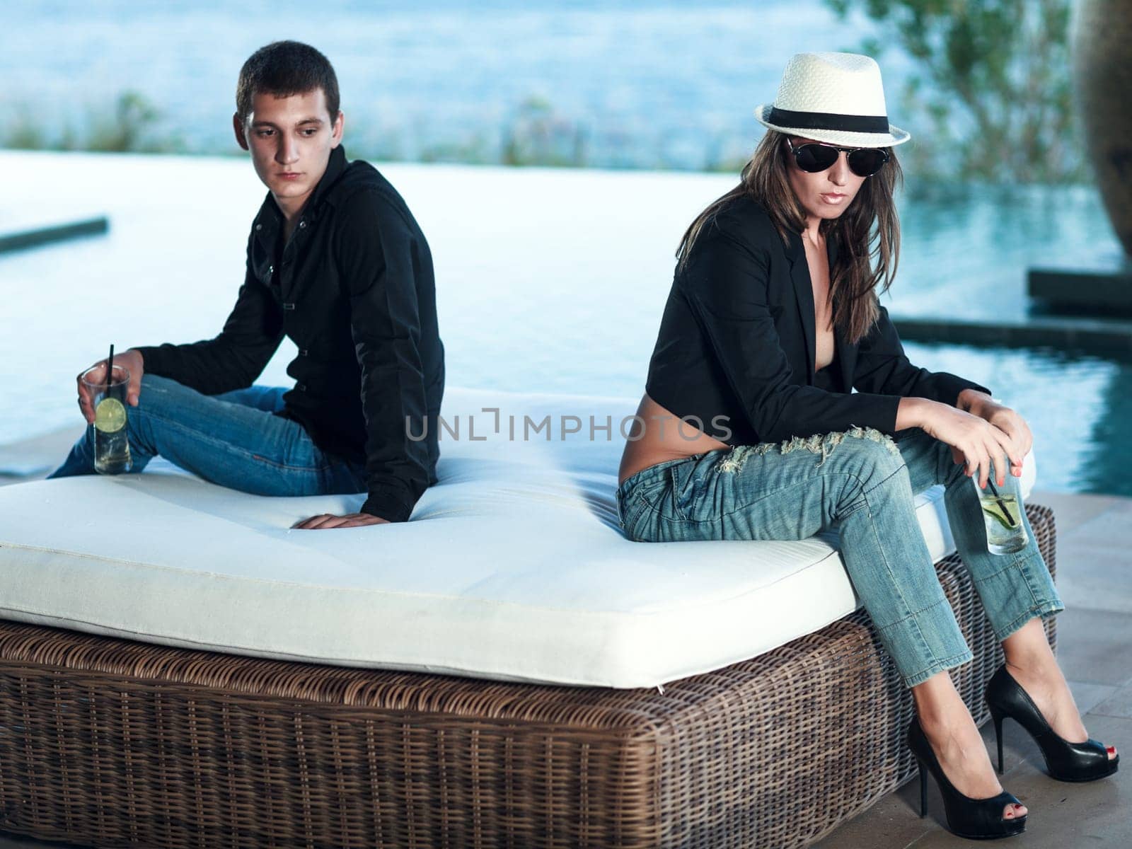 Young couple having some problems.