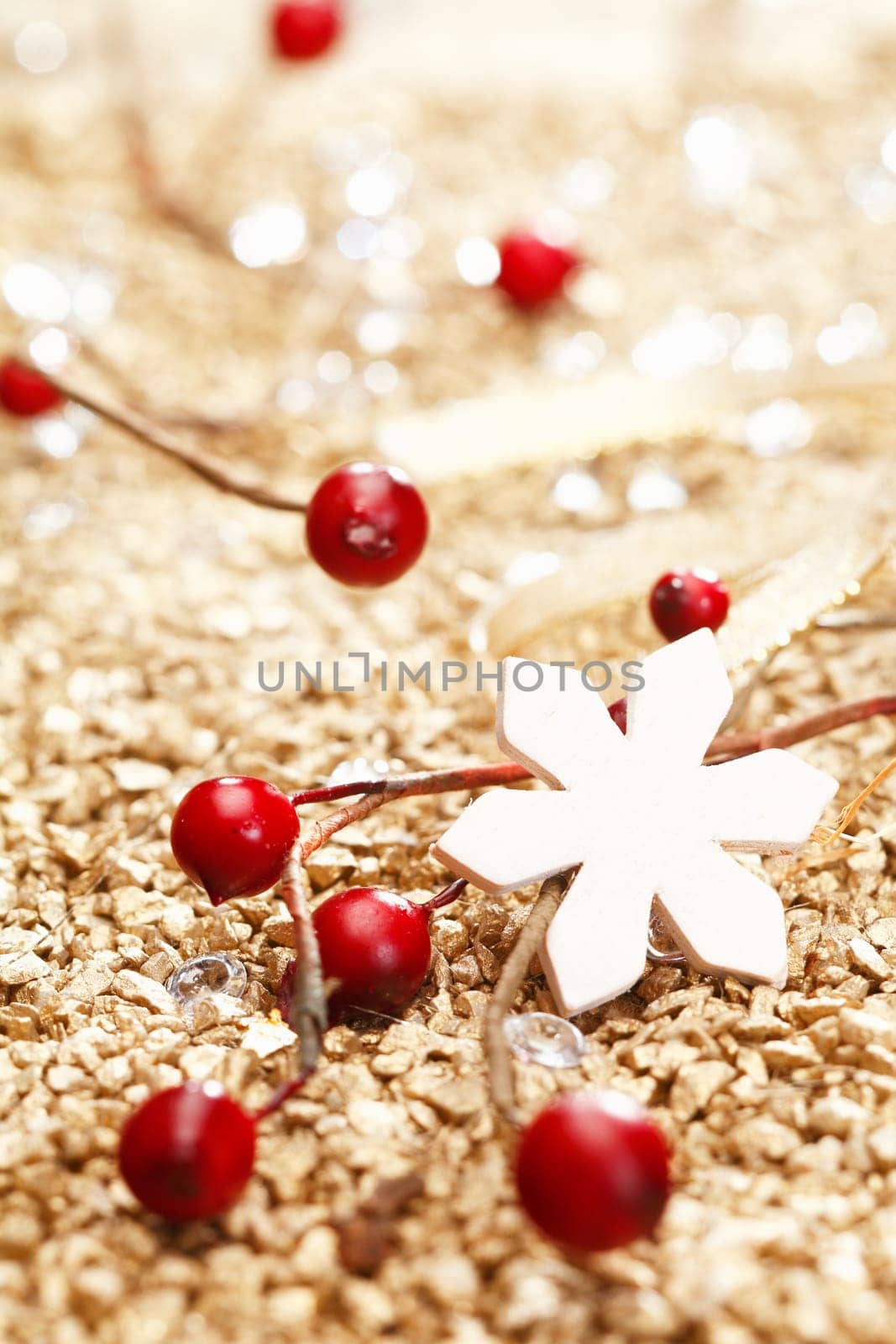 One white star and some red decoration for christmas. Whole series in my Portfolio