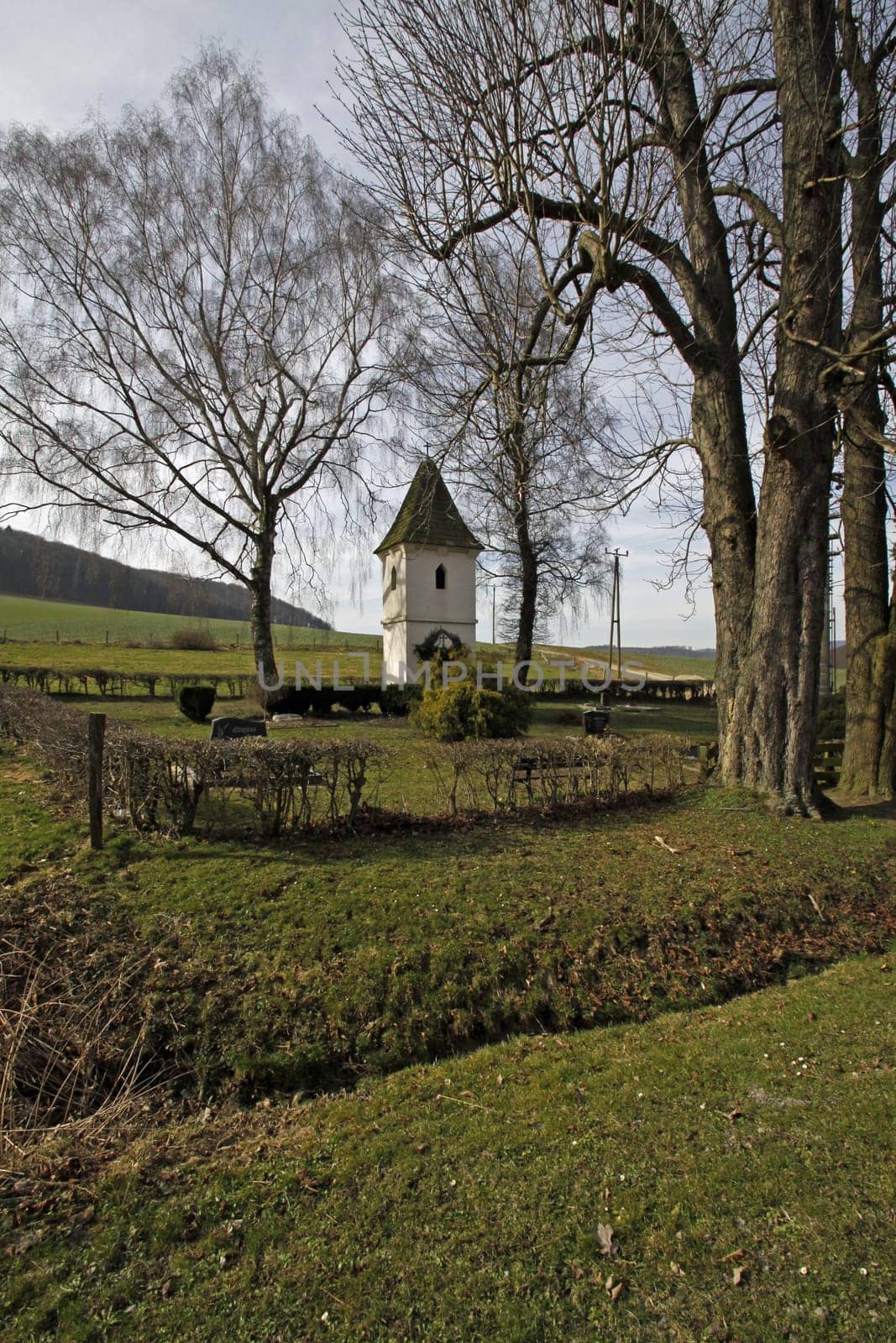 Bell tower at the Deitlevsen cemetery