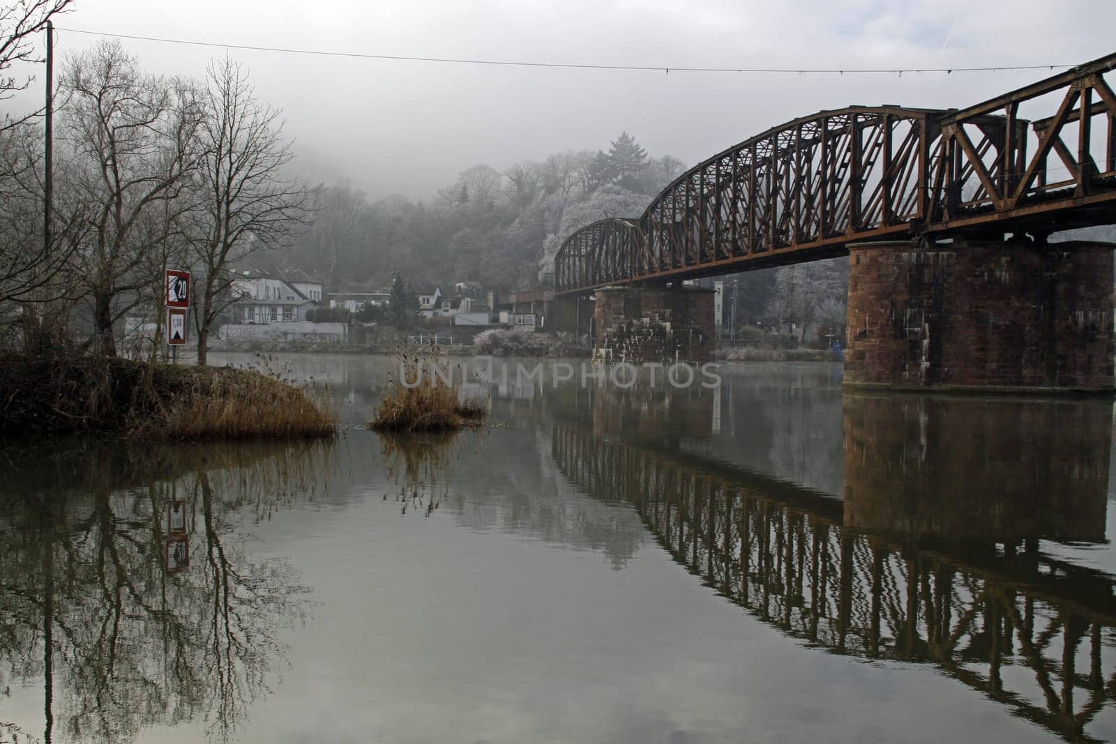 Old railway bridge in Hamelin