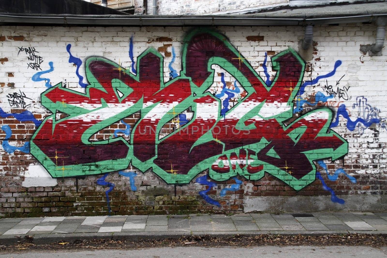 Graffiti on a wall in Hamelin