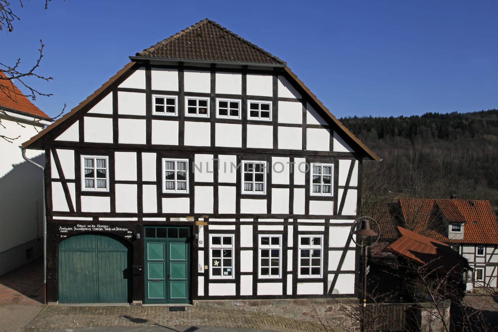 Half-timbered house in Hämelschenburg