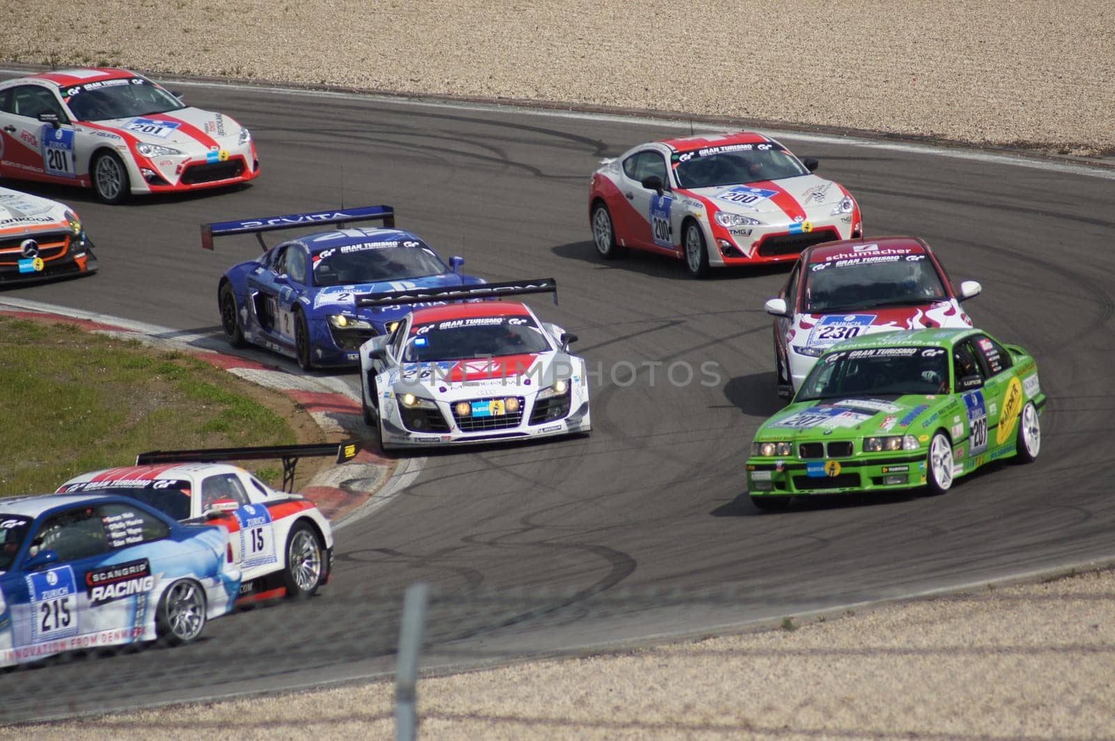 Nurbergring, Germany - May 20, 2012: 24 Hours Endurance Motor Car Race