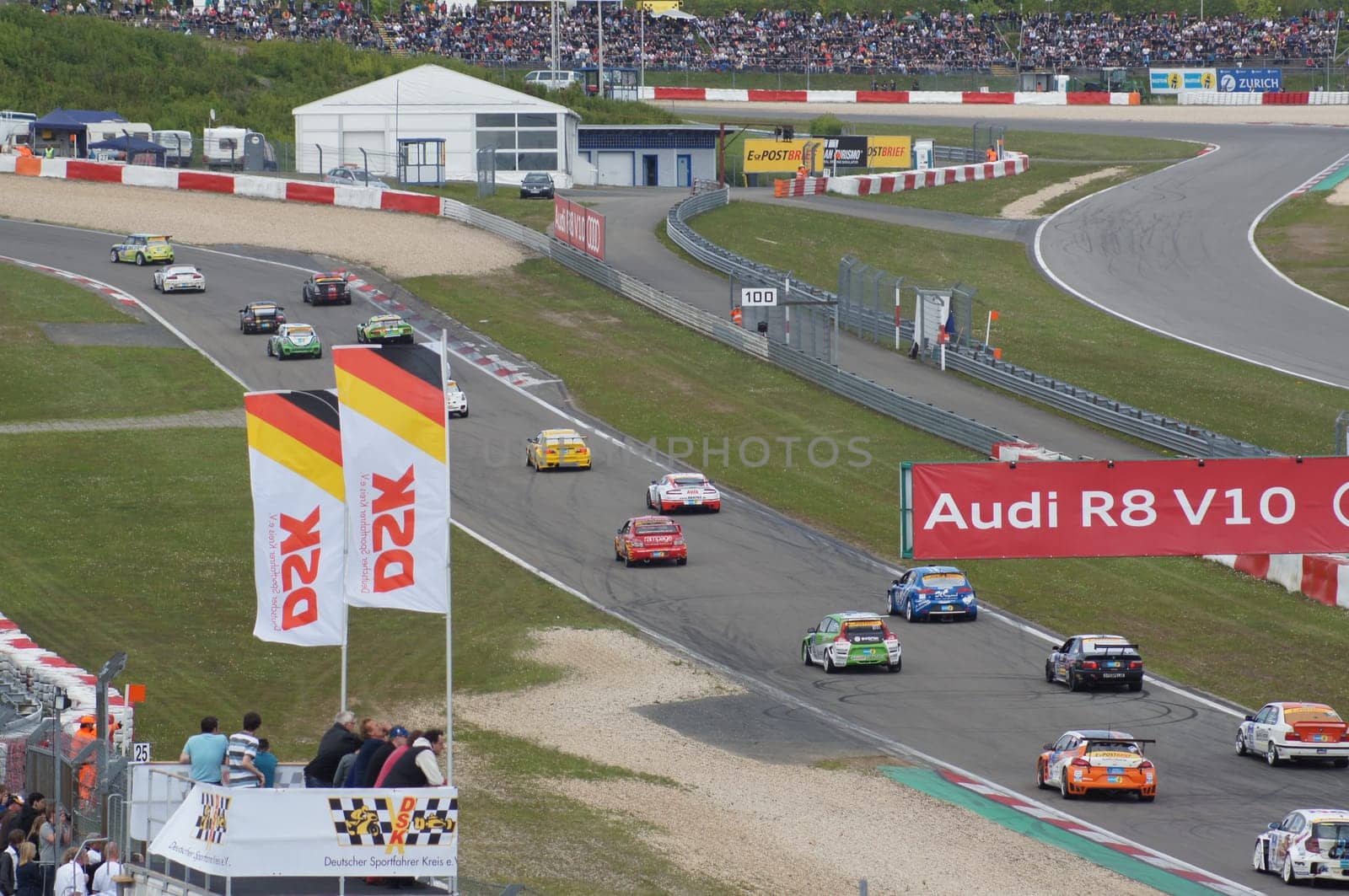 Nurbergring, Germany - May 20, 2012: 24 Hours Endurance Motor Car Race